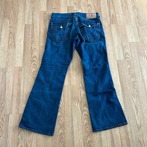 True religion dark wash denim’s very light wear